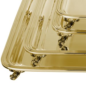 Regal Steps Gold Tray Collection
