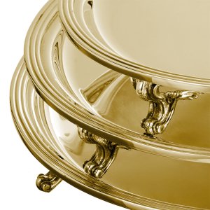 Luna Crown Gold Tray Set