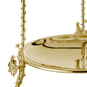 Lotusa Bloom Two-Tier Gold Floral Stand – Lotusa Collection