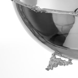 Classic Ornate Silver Serving Bowl