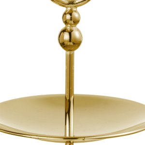 Pure Form Two-Tier Gold Stand