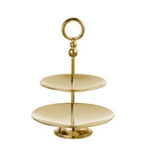 Pure Form Two-Tier Gold Stand