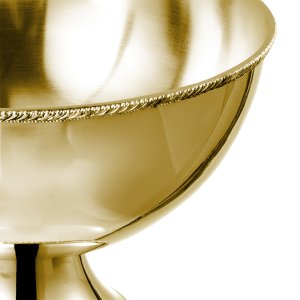 Gold Pedestal Serving Bowl