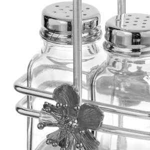 Lotusa Floral Salt & Pepper Set | Lotusa Collection