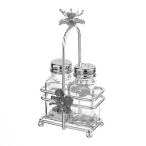 Lotusa Floral Salt & Pepper Set | Lotusa Collection