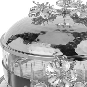 Silver Petal Delight Jar