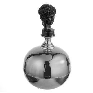 Gilded Muse – Sculptural Lidded Sphere