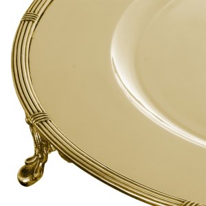 Gold Serving Tray with Handles