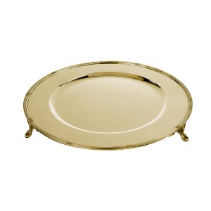 Gold Serving Tray with Handles