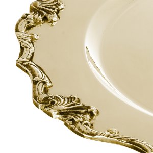 Baroque Style Gold Plated Placemat