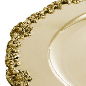 Floral Edge Gold Plated Placemat
