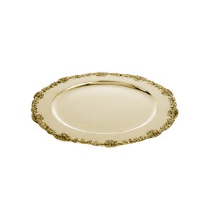 Floral Edge Gold Plated Placemat