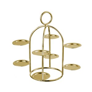 Silver-Plated Multi-Tier Macaron Stand