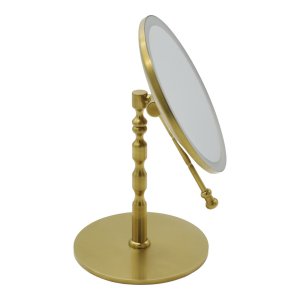 Alora Counter Top Mirror - Matte Gold
