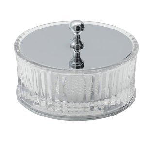 Crystal Chrome Bathroom Accessories Set