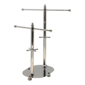 Freestanding Accessory Organizer in Chrome
