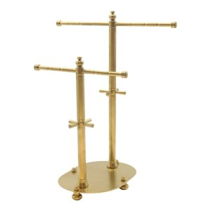Freestanding Accessory Organizer in Gold