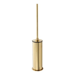 Gold Toilet Brush with Holder