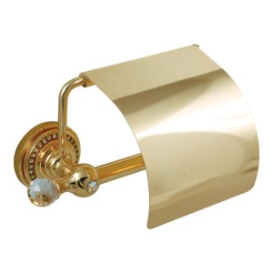 Gold Paper Holder with Lid
