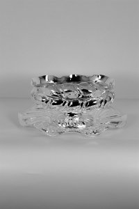 Handmade Brass Sugar Bowl with Decorative Tray