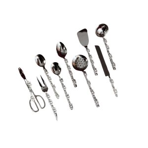 Handmade Brass 9 Piece Serving Set