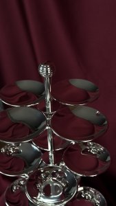 Handmade Brass Macaron Display Stand