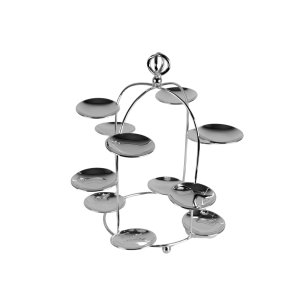 Handmade Brass Birdcage Macaron and Cookie Display Stand