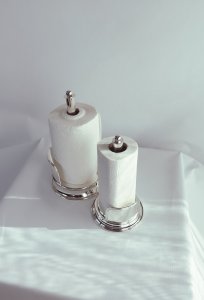 Handmade Brass Paper Towel Holder