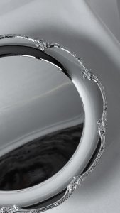 Handmade Brass Oval Footed Serving Tray