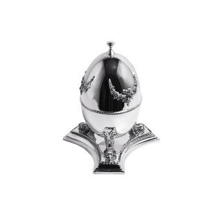 Handmade Brass Egg Shaped Cutlery Holder