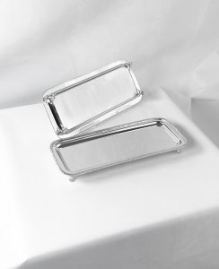 Handmade Brass Rectangular Serving Tray