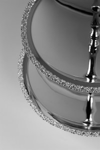 Handmade Brass Two Tier Cake and Dessert Stand