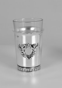 Handmade Brass Angel Motif Tea Glass Holder Set of 6