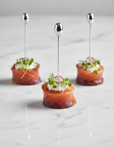 Handmade Brass Cocktail Pick Holder Set