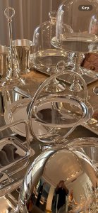 80 Pieces Tableware Set, Full Bundle Brass Serving Collection