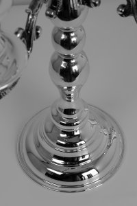 Handmade Brass 5 Arm Candelabra Candle Holder