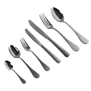 Handmade Brass Cutlery Set of 84 Pieces for 12 People