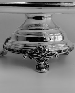 Handmade Brass Cake and Pastry Stand 39.5 cm