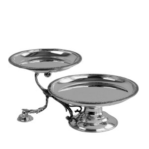 Handmade Brass Tiered Cake Stand