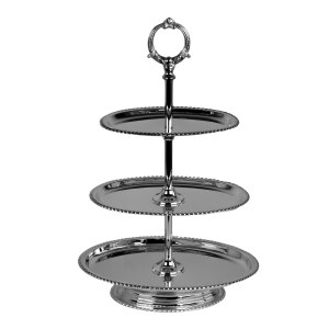 Handmade Brass 3-Tier Cake Stand