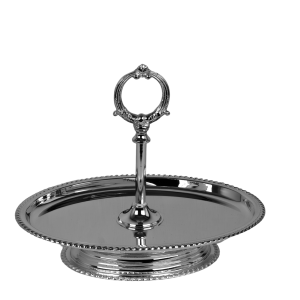 Handmade Brass Single Tier Cake Stand