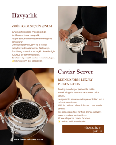 Caviar Serving Belt Set